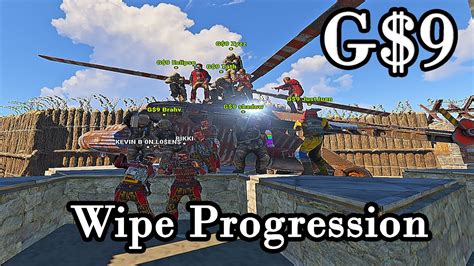 Rust Zerg Progression On Wipe With G Atlas Main Youtube