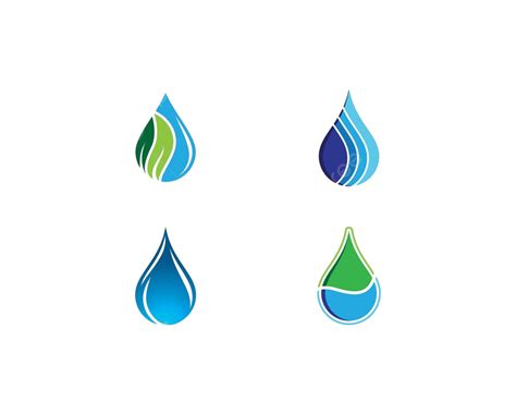 Water Drop Symbol Illustration Clean Sign Energy Vector Clean Sign