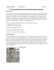 Ex Study To Find Impact Of Jet On A Flat Plate Using Impact Of Jet