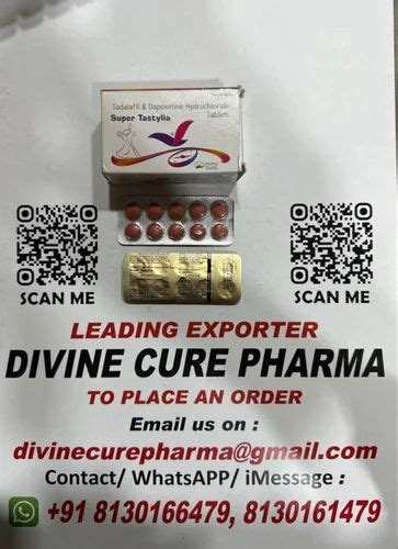 Super Tastylia Tadalafil Dapoxetine At Rs Stripe Tadalafil