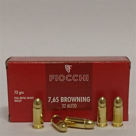 Fiocchi 7 65 Browning Pistol Revolver Fiocchi Ammunition