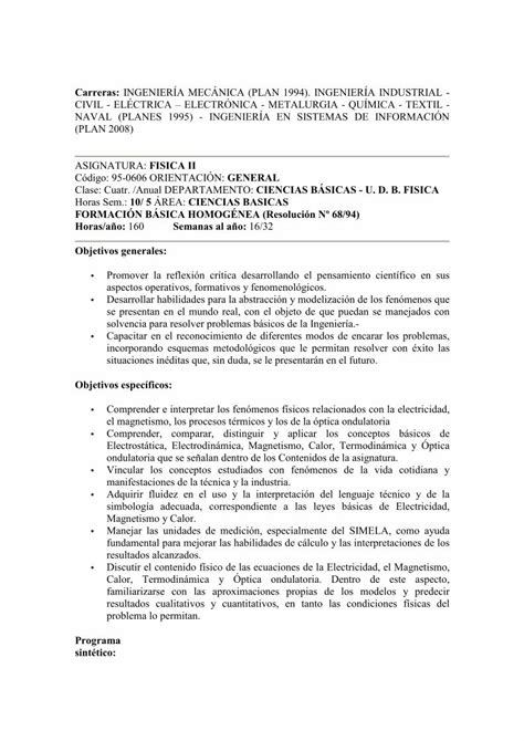 Pdf Fisica Ii General Ciencias Basicas Formaci N Pdf Filecarreras