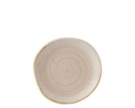 Churchill Stonecast Nutmeg Cream Organic Round Plate 725 186cm