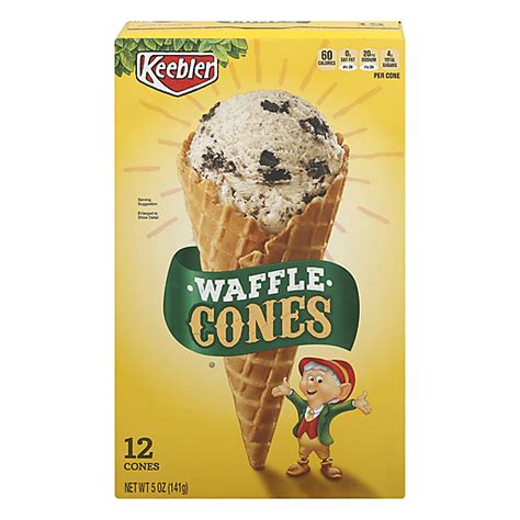 Keebler Waffle Cones 12 Ct Box Buehlers