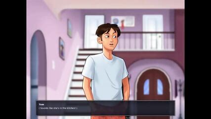 Summertime Saga Cougar Milf Got Caught Masturbating With A Cucumber In Her Pussy Ep