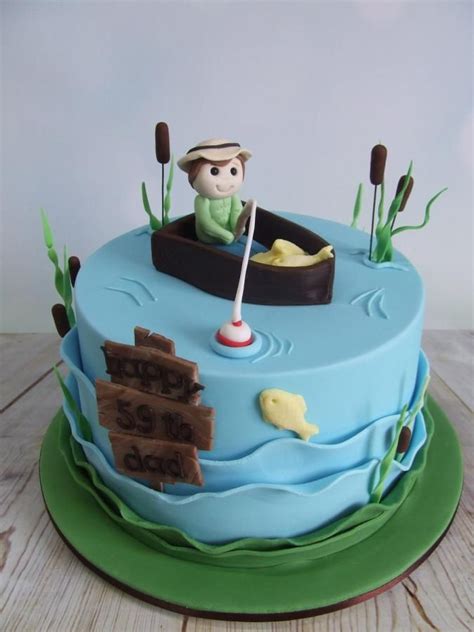 Fisherman Cake Fisherman Cake Fish Cake Birthday Boy Birthday Cake