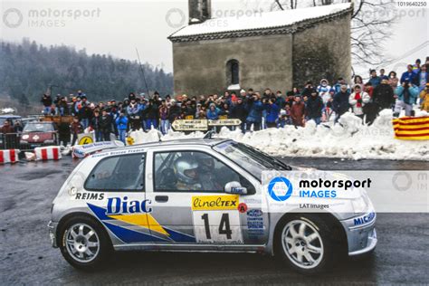 Jean Ragnotti Gilles Thimonier Renault Clio Rally Monte Carlo