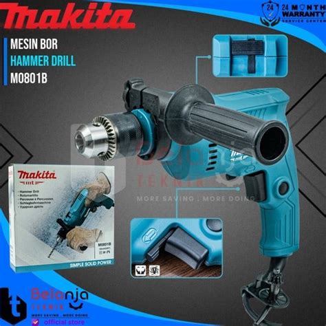 Jual Makita Mt Mesin Bor Tembok Tangan M B Impact Drill Mm M