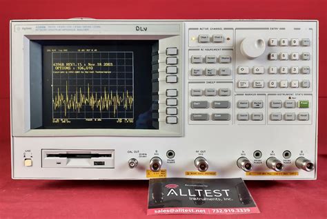 B Agilent Keysight Rf Network Spectrum Impedance Analyzer