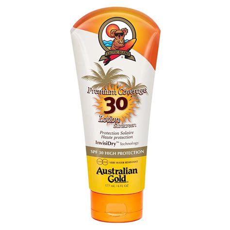 Australian Gold Premium Coverage Spf 30 Lotion Sunscreen 177 Ml 600