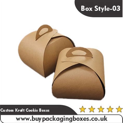 Custom Kraft Cookie Boxes With Logo Buy Packaging Boxes