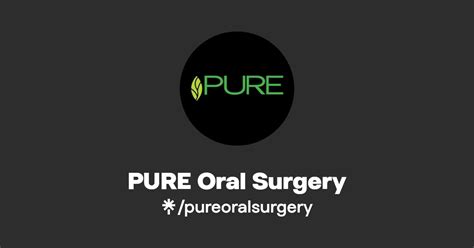 Pure Oral Surgery Instagram Facebook Linktree