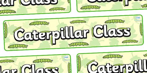 Free Caterpillar Themed Classroom Display Banner Twinkl