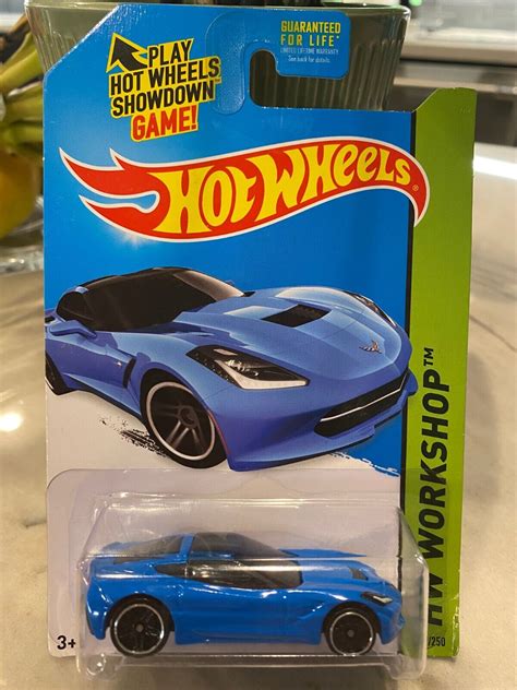 Hot Wheels Corvette Stingray Hw Workshop Blau Ebay