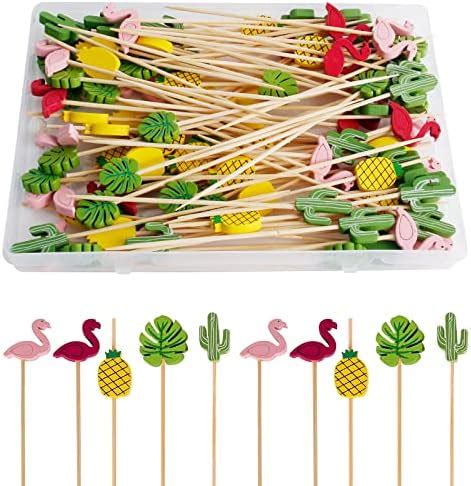 Amazon de 100 Stück Cocktailspieße 12cm Fingerfood Spieße Cocktail