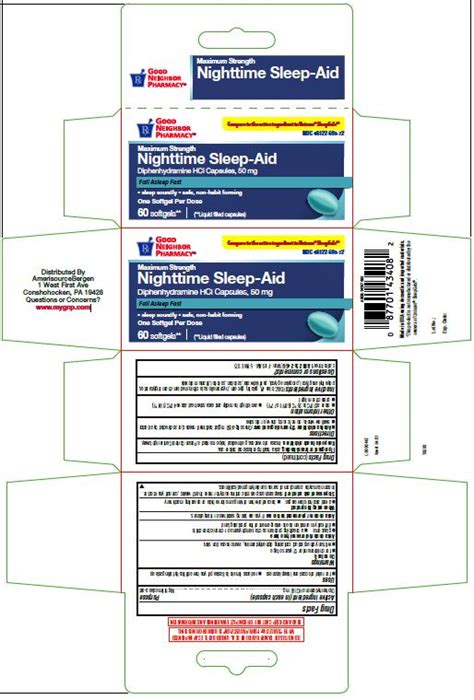 Ndc Pricing Nighttime Sleep Aid Capsule Liquid Filled Oral