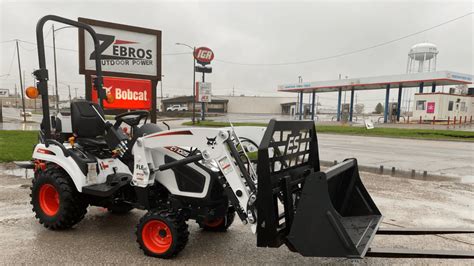 Bobcat Ct1025 Hst Sub Compact Tractor With Loader Pallet Forks And Bucket Zebros Outdoor Power