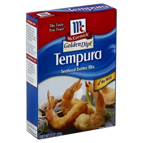 Mccormick® Golden Dipt® Tempura Seafood Batter Mix 8 Oz From Lucky