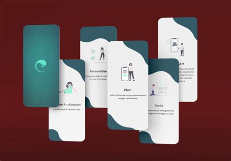 Onboarding Screens For A Mobile App On Behance