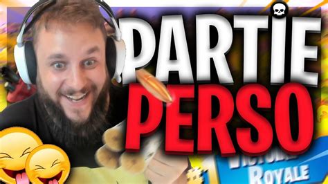 REPLAY PARTIE PERSO PARTIES PERSONNALISÉES OUVERT À TOUS