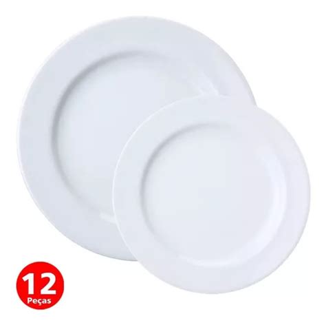 Set De 6 Platos Planos Para 6 Postres Itamaraty Porcelana Schmidt