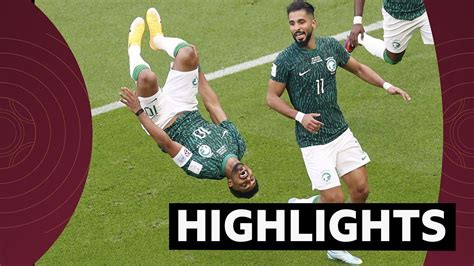 World Cup Argentina Saudi Arabia Highlights Bbc Sport