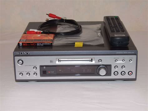 Sony MDS-S9 MiniDisc Player Recorder | eBay