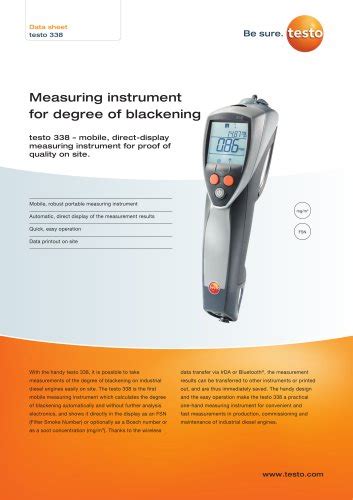 Multi Function Measuring Instrument Testo 435 TESTO PDF Catalogs