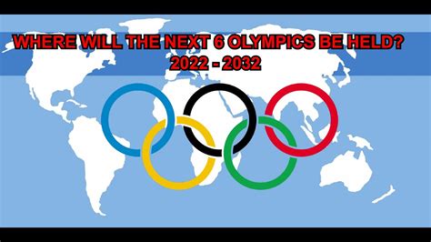 Where Will The Next Olympics Be Held Youtube