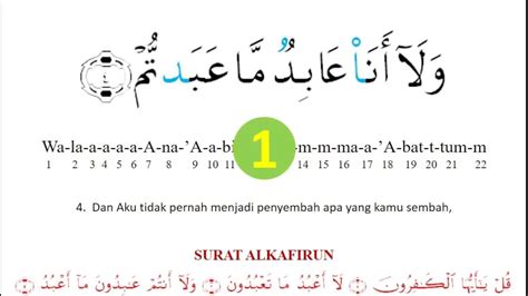 Cara Membuat Kaligrafi Surat Al Kafirun Ruang Ilmu