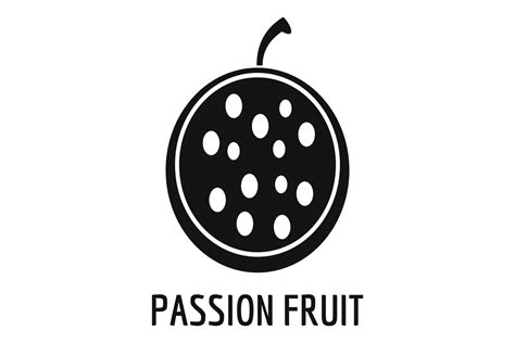 Passion Fruit Icon Simple Style Graphic By Anatolir56 · Creative Fabrica