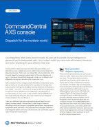 Commandcentral Axs Dispatch Console Motorola Solutions