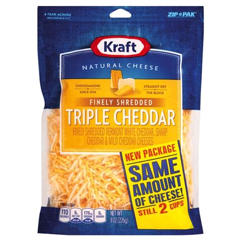 002100005534 Upc Kraft Fine Shredded Triple Cheddar Cheese