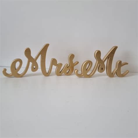 Lgbtq Wedding Signs Mrs And Mrs Sign As Rustic Lesbian Etsy