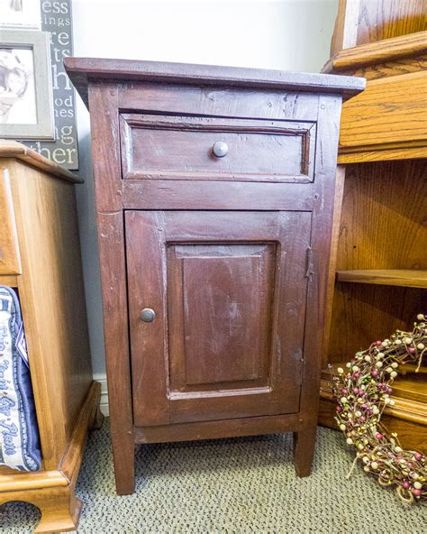 Dark Wood Nightstand | New England Home Furniture Consignment