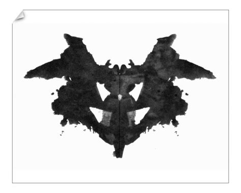 10x8 Inch 25x20cm Print RORSCHACH INKBLOT 1921 The First Inkblot