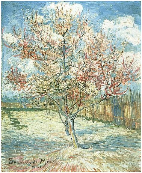 Pink Peach Tree in Blossom (Reminiscence of Mauve) by Van Gogh - 432