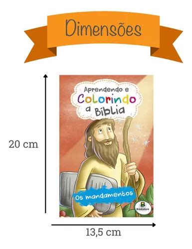 Combo Bíblia Infantil Ilustrada 10 Livros Para Colorir à venda em