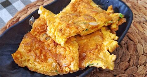 Resep Telur Dadar Padang Sederhana Nikmat Seperti Restoran Tebal And Mengembang