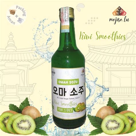 Jual MOJISO SOJU HALAL NON ALKOHOL KIWI KIWI SMOOTHIES Shopee