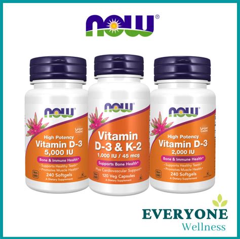 Local Delivery Now Foods Vitamin D 3 High Potency 2 000 IU 5 000