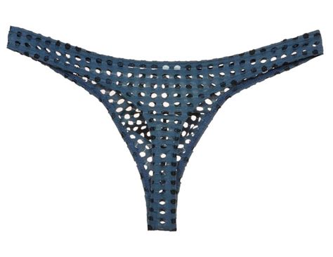 Plus Size Men S Hollow Bikini Thong Underwear Fishnet Pouch T Back Pants Holes Mini Briefs G