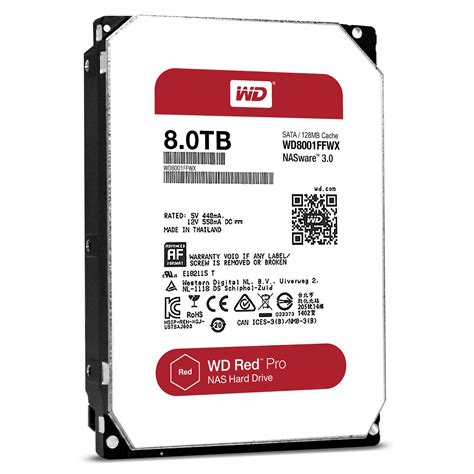 WD 8TB Red Pro 7200 Rpm SATA III 3 5 Internal NAS HDD