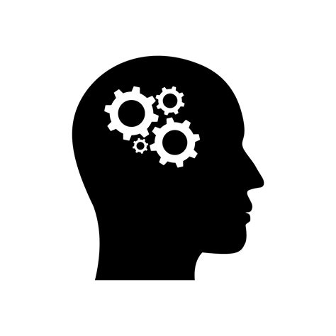 Human Brain Gear Icon Vector Art At Vecteezy