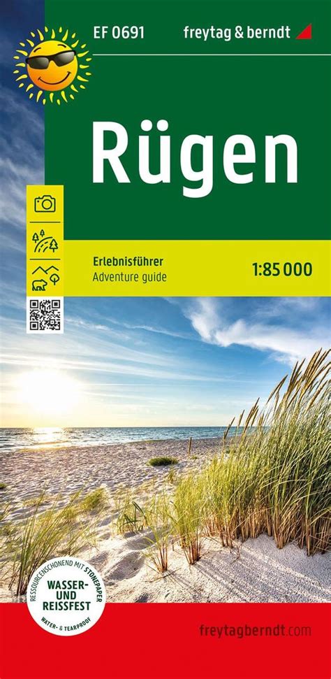 Rügen Erlebnisführer 1 85 000 freytag berndt Karten jpc