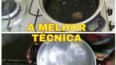 COMO LIMPAR PANELA QUEIMADA FÁCIL E RÁPIDO YouTube