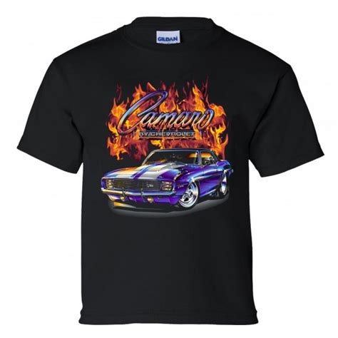 69 Camaro Youth T Shirt Hot Rod Accessories Garage