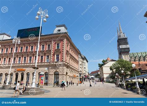 Buildings in the City Center of Zagreb, Croatia. Architecture of ...