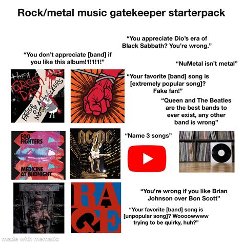 Rockmetal Music Gatekeeper Starterpack Rstarterpacks