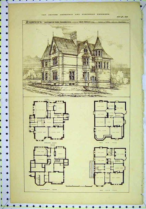 Antique Home Floor Plans Luxury Vintage Victorian House Plans Classic ...